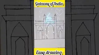 Gateway of India #easydrawing #youtubeshorts #shortsvideo #shorts #trending #status #viral shorts