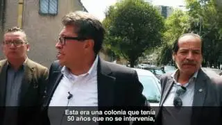 Recorrido en la colonia San Sim&oacute;n