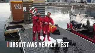 Ursuit AWS immersion suit yearly test
