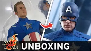 Hot Toys Captain America 2012 Avengers Endgame Figure Unboxing | Sideshow First Look