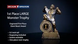 🥇 1st Place Monster Trophy &ndash; 9.5