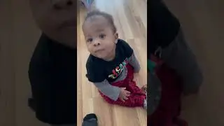 Morning cuddles with my baby boy, crawling on the floor | active baby