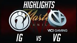 iG vs VG Quarterfinals The Manila Masters China Highlights Dota 2 by Time 2 Dota #dota2