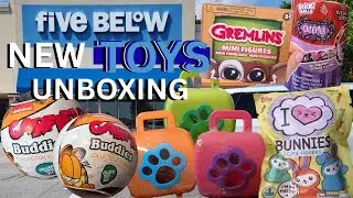 Распаковка новых пяти загадочных игрушек &laquo;Под землей&raquo; и игрушек за 1 доллар, Гарфилд Гремлины, Ст...