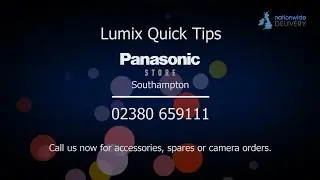Lumix Quick Tips - IA and Scene Select