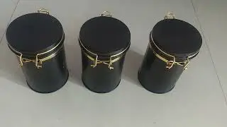800gm Metal Tea Sugar Coffee Storage Canister Set | Available on IndiaMART
