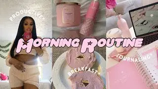 MY 7 AM MORNING ROUTINE| productivity, nature walk, goal setting & MORE!
