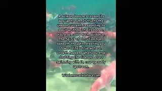 A salmon does not reason its way upstream | Hydroviews | Wisdom Accelerators