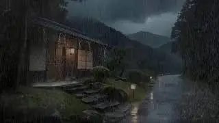 Tranquil Healing 🌧️ Rainfall Over Tin Roof for Deep Sleep and Mind Relaxation 🌿