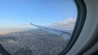 ¡VISTA INCREÍBLE! ¡HERMOSA aproximación, aterrizaje, parada del Iberia A330-200 en Montevideo!