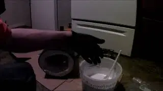 Putting Hellcote 3000 on my new forge BUT IN THE KITCHEN - Playing with fire!!!!!