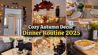 Vlog #10 |Cozy Autumn Home Decor & Dinner Ideas 🍂 | Slow living Calm routine in Uk🇬🇧Fall Vibes 2025