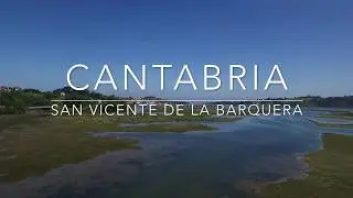 Cantabria by Drone: San Vicente de la Barquera Cantabria Spain a vista de dron