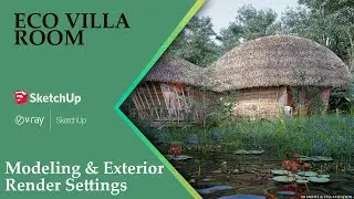 Eco villa-modeling & rendering