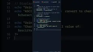 chr and ord function in php||programming War||#trending #shorts #coding #cod #codmobile