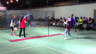 Speedball - Fawzy & Roaa vs Nabil & Salma - Ramadan Tournament 2013 Mixed Doubles Final
