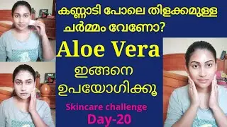 കറ്റാർവാഴ എന്നും മുഖത്ത് ഇങ്ങനെ ഉപയോഗിച്ചാൽ|Aloe vera Facial|Malayali Makeover
