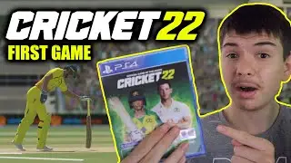 CRICKET 22 GAMEPLAY |FIRST GAME AND IMPRESSIONS