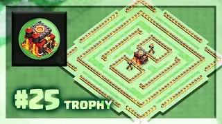 TH10 Base #25 - Trophy (+Replays +Link)