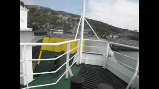 Arriving at Eriskay on M.V. Loch Aliann from Barra