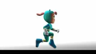 3D Animation: Space Girl