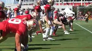 49ers Training Camp NFL Players Warm Up 8-2-19 Tips for Fans, Jimmy Garoppolo's Knee, Deebo Samuel