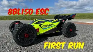 Hobbywing 8BL150 2600kv FIRST RUN on 4s #Hobbywing #8BL150 #UDRC
