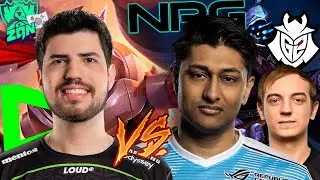 LOUD ROBO vs NRG DHOKLA e G2 CAPS, Revanche LCS vs CBLOL -  Bootcamp Worlds 2023