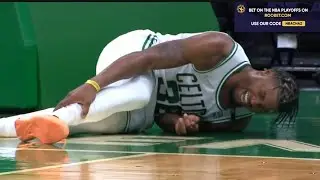 Marcus Smart Cries In Tears After Suffering Scary Ankle Injury 😥
