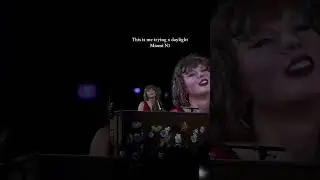 Taylor Swift performing “This is me trying” x “Daylight” at Miami N1