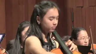 Elgar cello concerto, 1st movement, Erica Wong, DGS Symphony Orchestra
