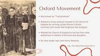 Church Movements in 19th C. England by Mariana