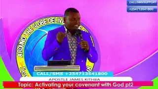 The covenant of serving God with  Apst James Kithiia