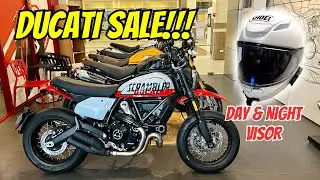 Ducati Bike may DISCOUNT! | Shoei Photochromic Visor Review | 2022 Kawasaki Z900
