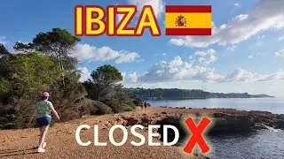 Прибрежная прогулка от Санта-Эуларии до Эс-Канара 🇪🇸 | Виды Ибицы и закрытый хиппи-рынок