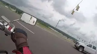 Thunder Clouds,Honda Motorcycle,I-59 Interstate Southbound lanes