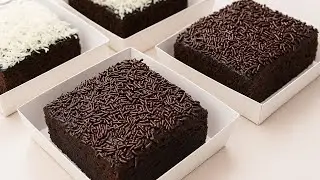 Brownies kukus 4 Telur super lembut dan nyoklat anti gagal