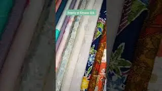 Vintage Silk Kimono Fabrics #shorts #beautiful #beauty #silk #vintage #diy #fabric #shopping #fun