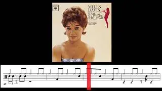 Blues N.2 (Miles Davis) Philly Joe Jones FULL TRANSCRIPTION