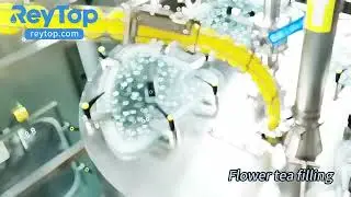 🌸 Lock Freshness, Steady & Fast! Reytop Aseptic Flower Tea Filling Machine in Action