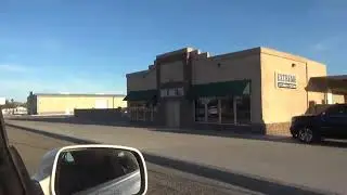 Driving Tour Of The Main Street In Blythe CA California Desert Town