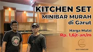 Harga Kitchen Set Mini Bar Dapur Kecil - Model Kitchen Set Letter L Murah - Kitchen Set Garut