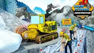 Crane JCB Construction Game | Offroad Snow Excavator Simulator 2020 | Fun Gameplay | Hannu Games