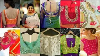 Latest mirror work blouse designs for sarees | mirror blouse new collection 2020