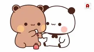 Kaun tujhe yu pyaar karega || Peach goma cute love whatsapp status || Milk mocha || Bubu dudu