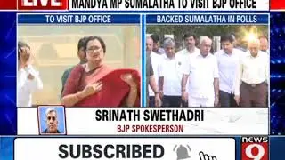 Mandya MP Sumalatha to visit BJP Office