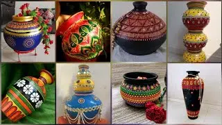 Matka Decoration Ideas/Matka Painting Ideas/Pot Decoration Ideas/Pot Painting Ideas