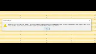 #7: How to resolve NSE related USER AGENT HEADER error?Expression Error-Unable to load data-Resolved