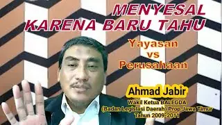 Beda Yayasan dan Perusahaan, Banyak Pengurus Yayasan Menyesal.