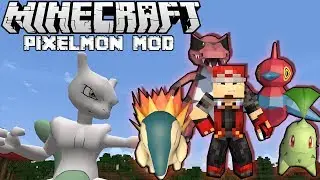 GOTTA CATCH'EM ALL! | Minecraft - Pixelmon Mod Review [Minecraft Pokemon Mod Review Showcase 1.12.2]